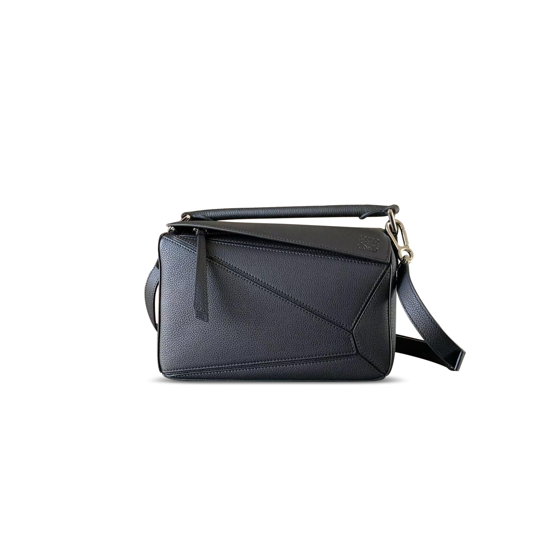 L0ew* large puzzle edge bag in grained calfskin 110479 (36.5*23*19cm)